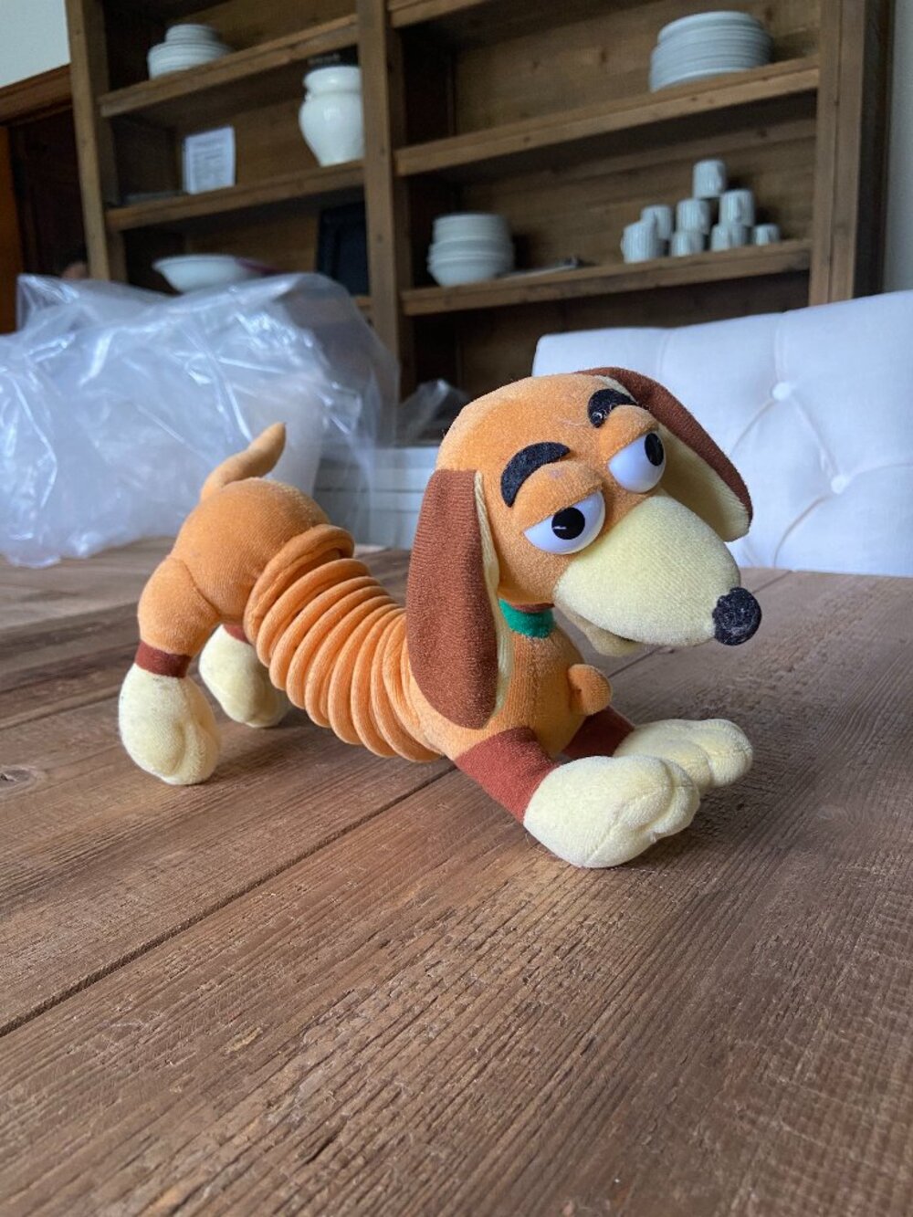 Toy Story Slinky plush, Disney Slinky Dog plush toy, Toy Story plush character